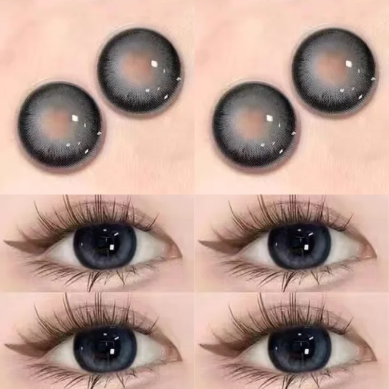 Sea Gray Soda Blue Contact Lenses(6months wear)