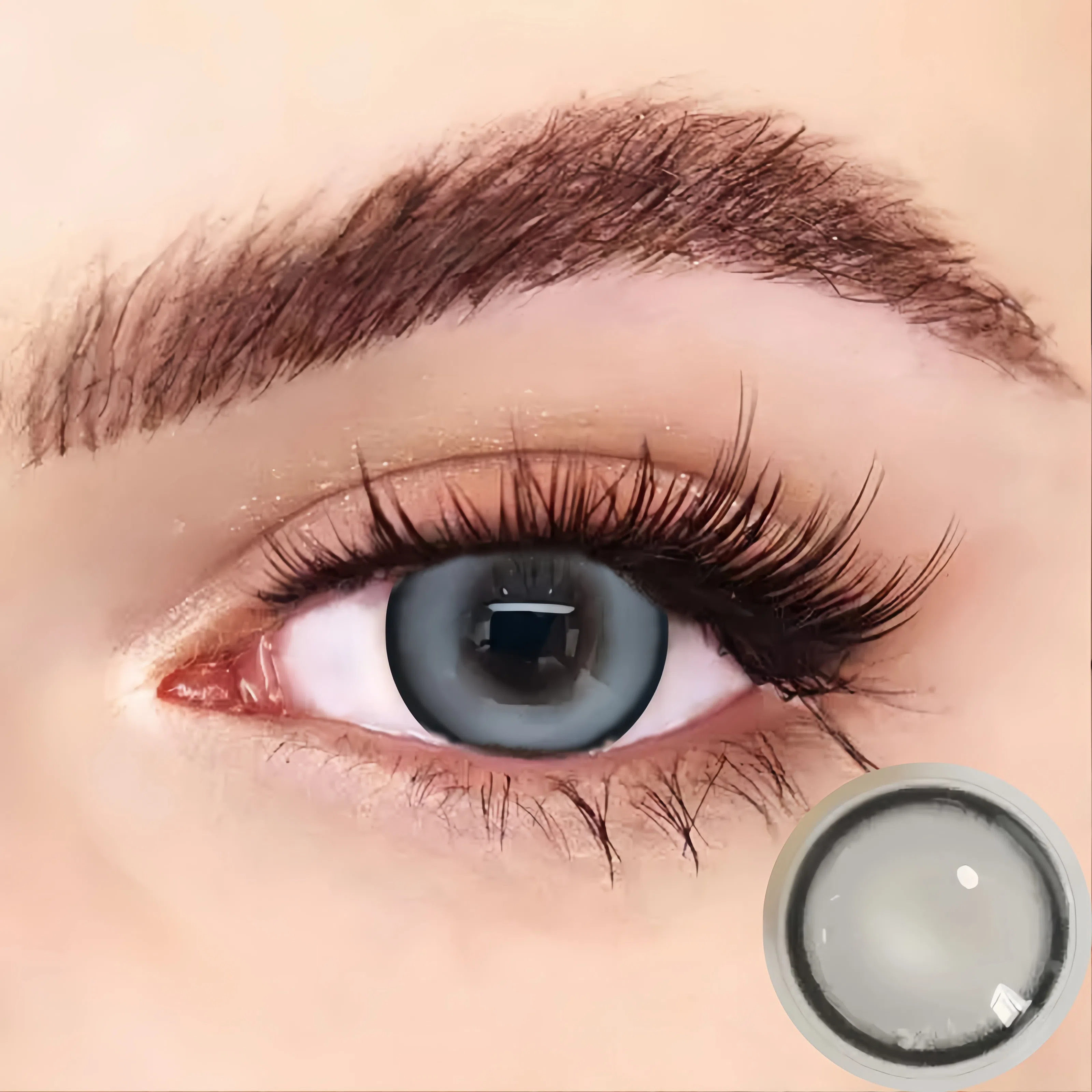 Bibab Gray Contact Lenses  | Yearly