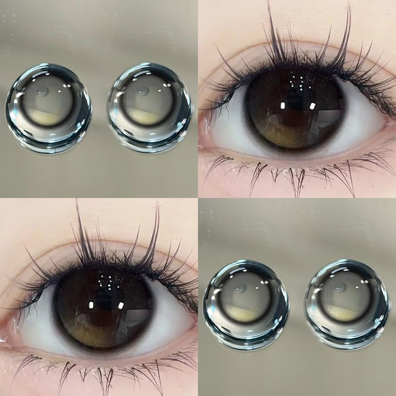 Black Green Highlight 14.2mm Contact Lenses(6 months wear)