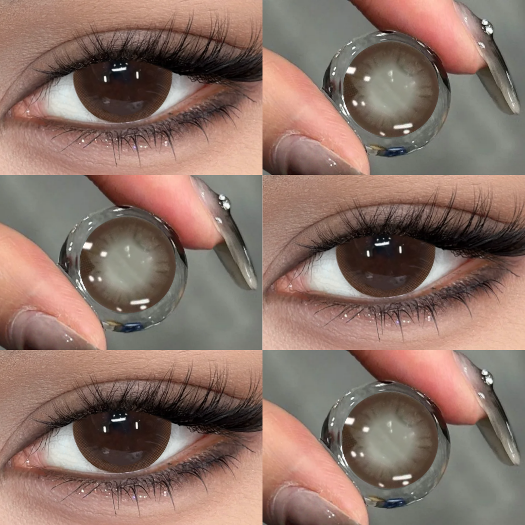Red Bean Chestnut Contact Lenses | Yearly
