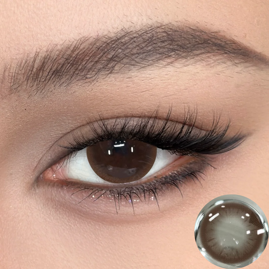 Red Bean Chestnut Contact Lenses | Yearly