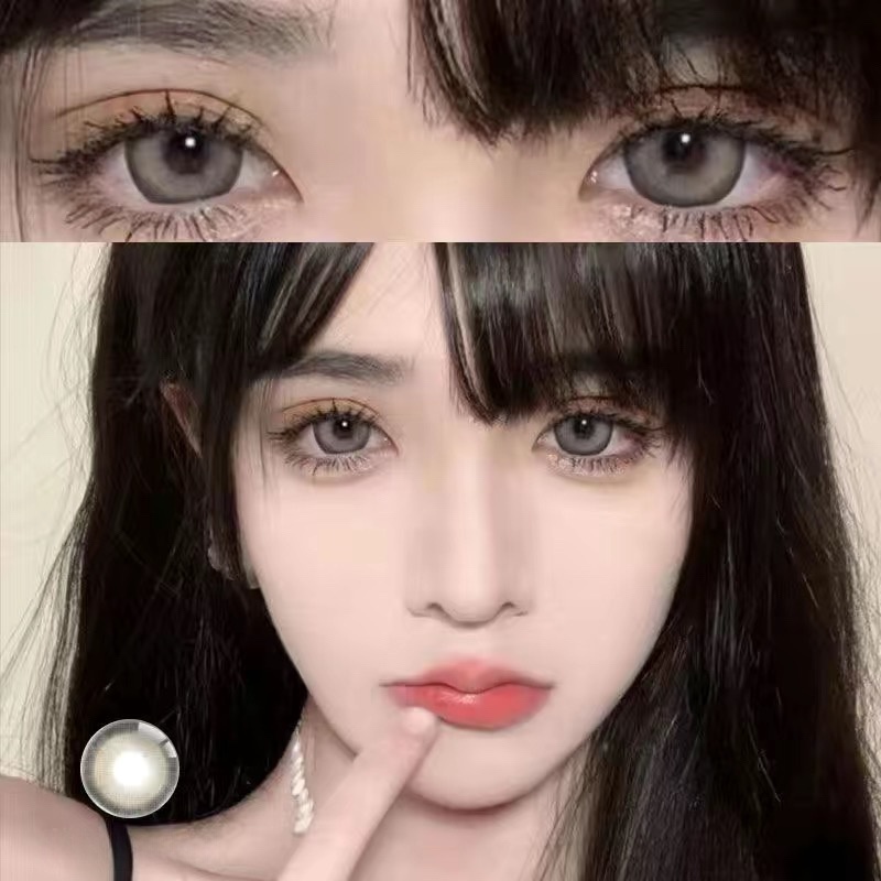 Beige Gray Contact Lenses(12 months wear)