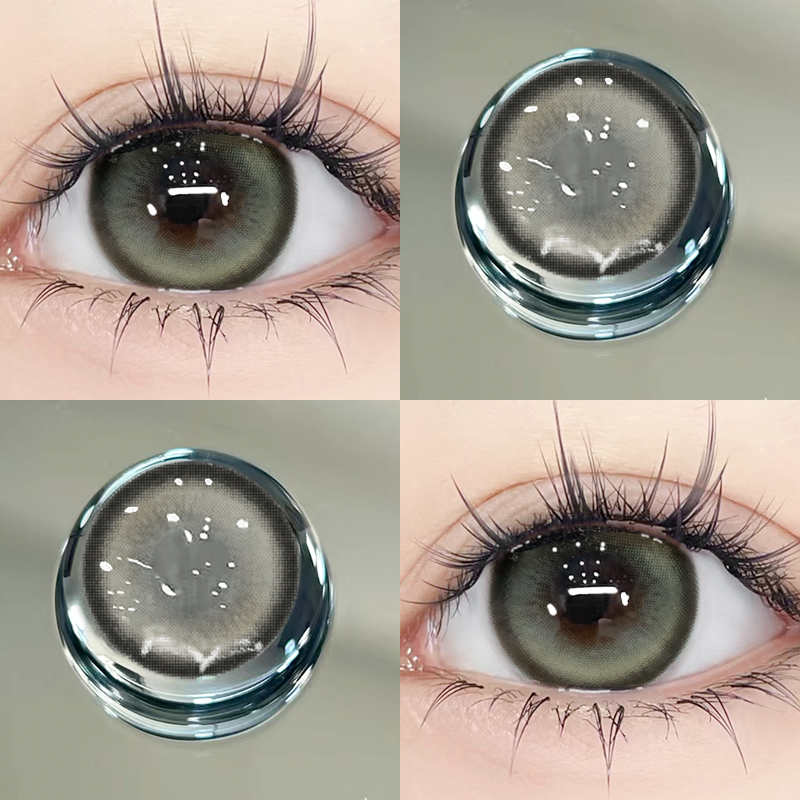 Deep Water Brown Green 14.5mm Contact Lenses(1 month wear)