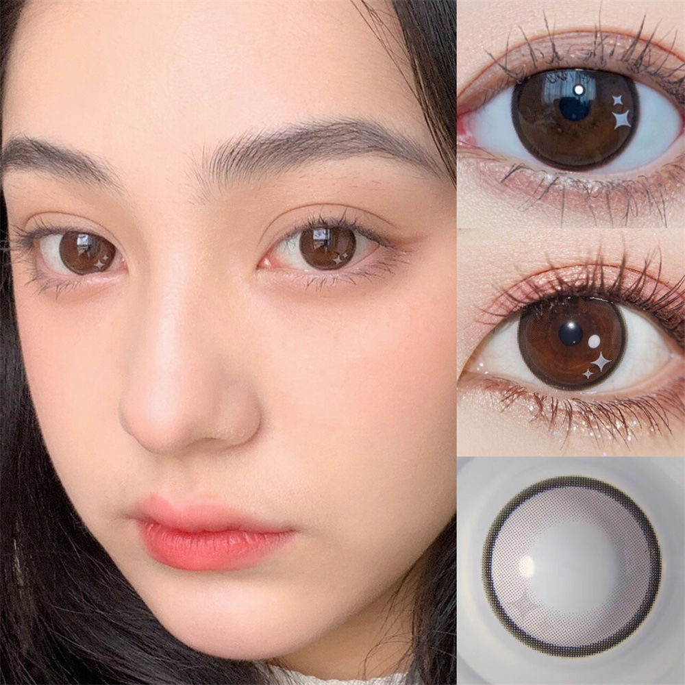 Star Brown Contact Lenses | Yearly