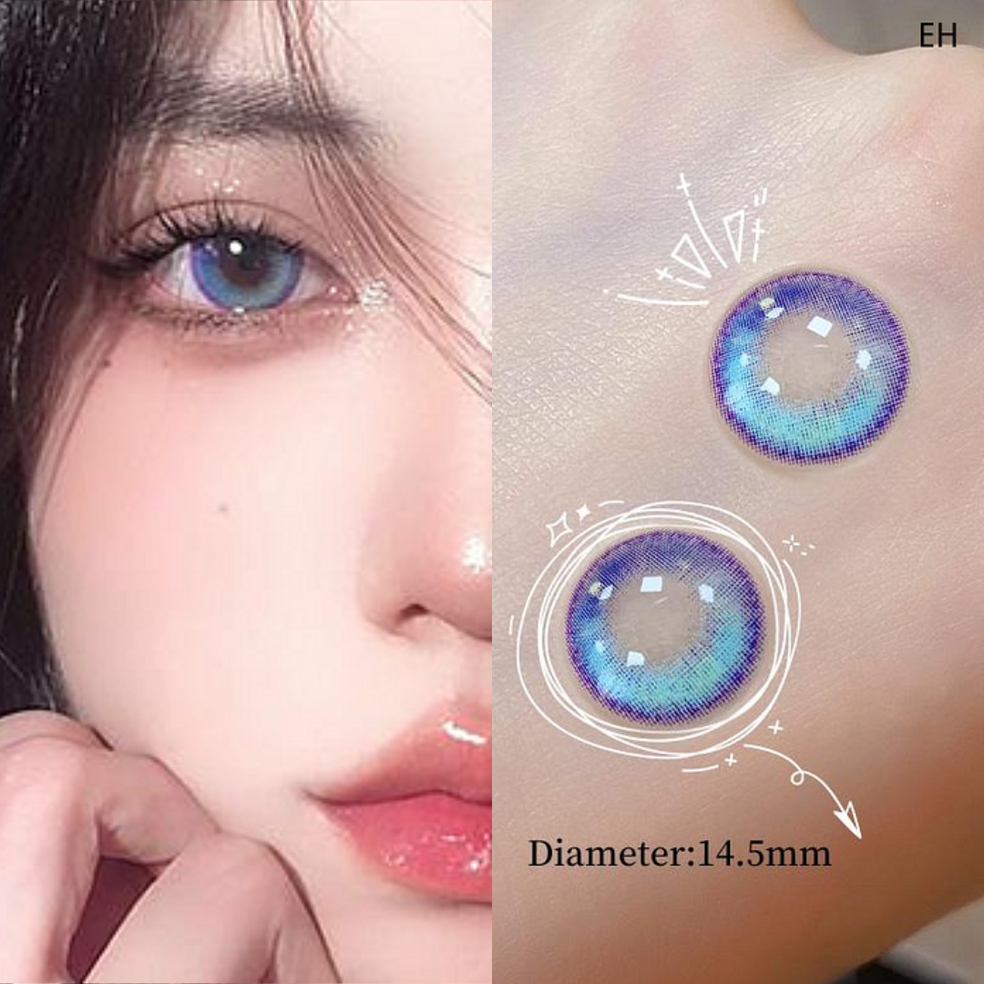 Anime Girl Tears Blue Cosmetic Contact Lenses