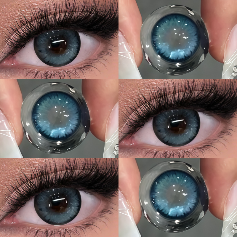 Night Magic Blue Contact Lenses | Yearly