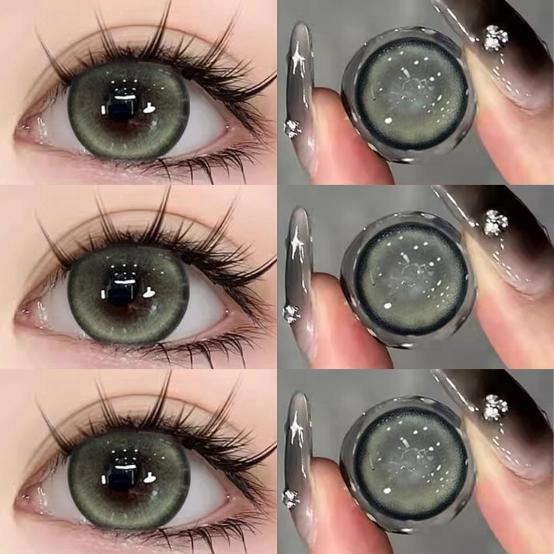 Soft Mist Donut Green 14.5mm Contact Lenses(6 months wear)