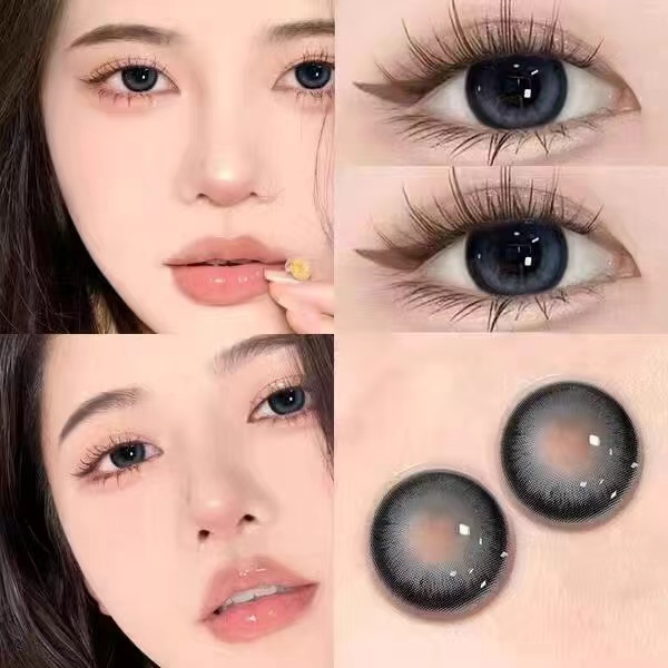 Sea Gray Soda Blue Contact Lenses(6months wear)