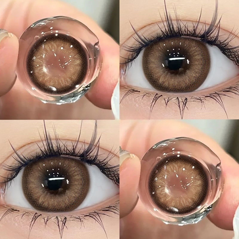 Bangkok Amber Brown Contact Lenses(12 months wear)