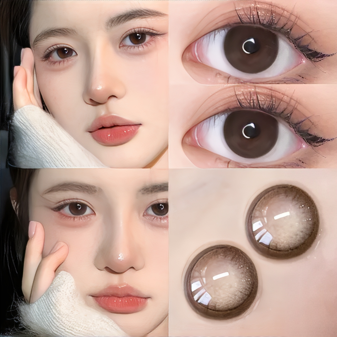 Red Bean Chestnut Coffee Contact Lenses(6 months wear)