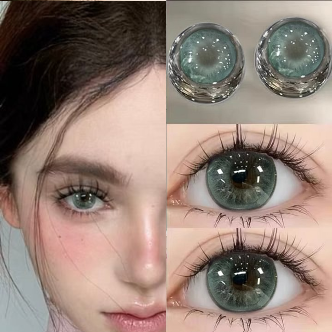 Sweet Balloon Green 14.5mm Contact Lenses(6 months wear)