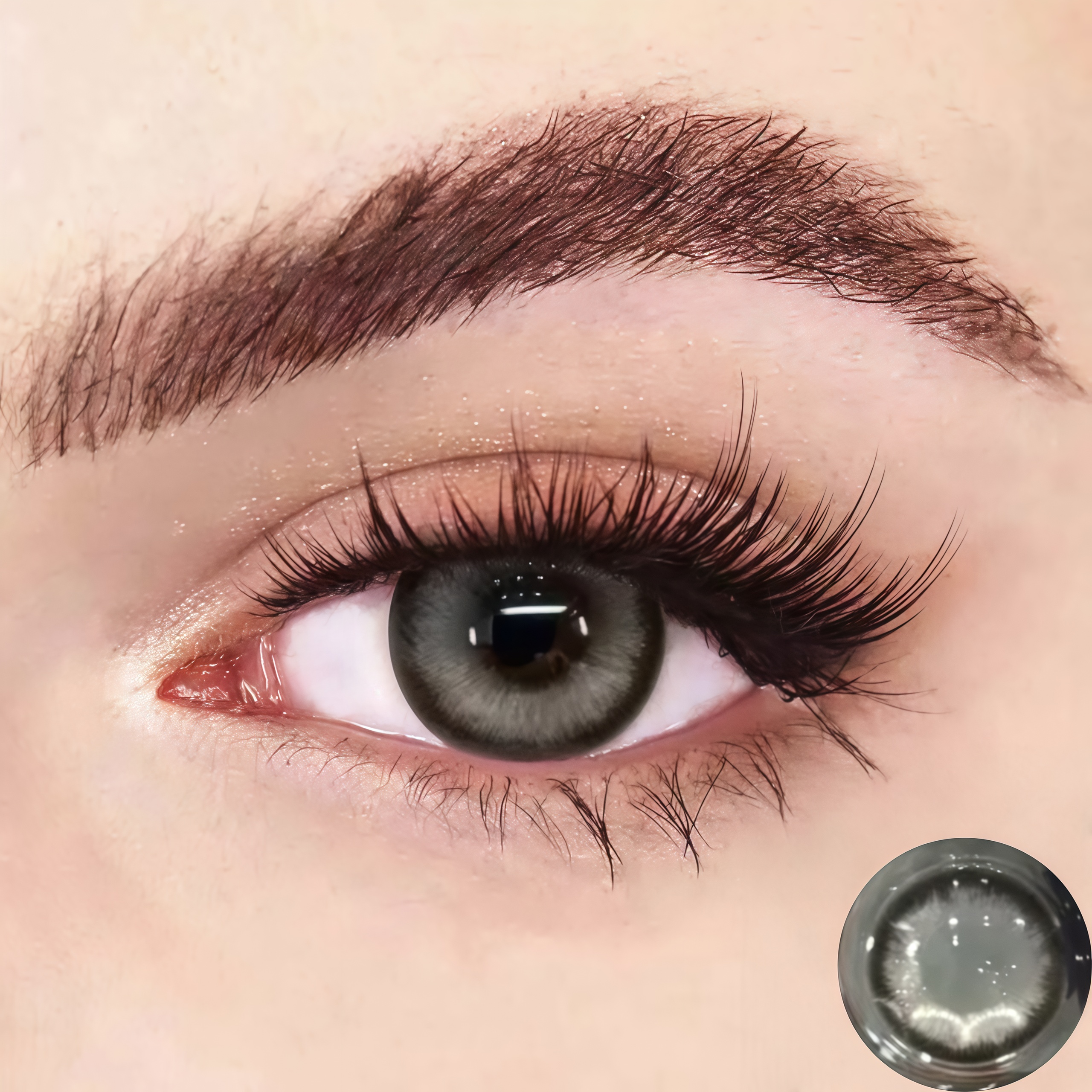 5 Pairs Mecha Gray Contact Lenses | Daily, 10 pcs