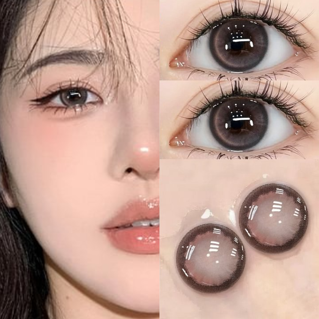 Pink Black Contact Lenses(6 months wear)
