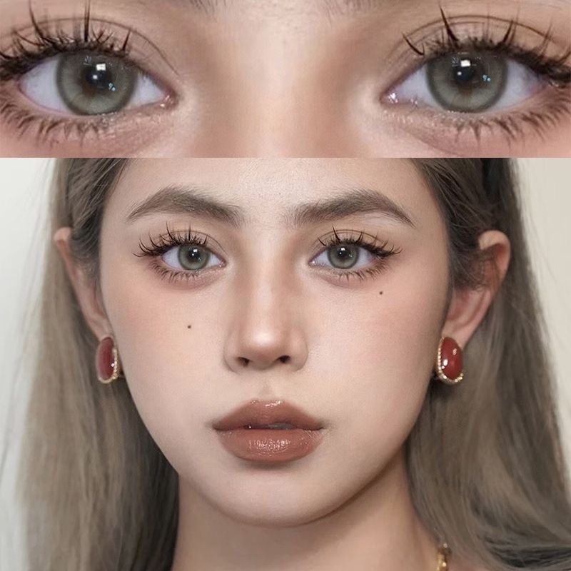 Beige Gray Contact Lenses(12 months wear)