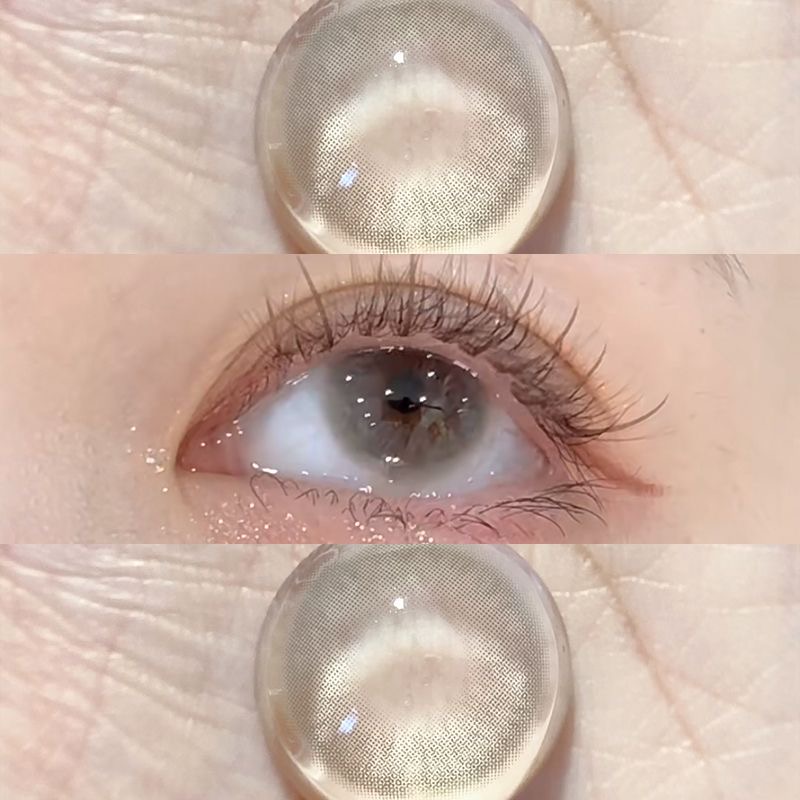 Milk Bubble Gray 14.2mm Contact Lenses(6 months wear)