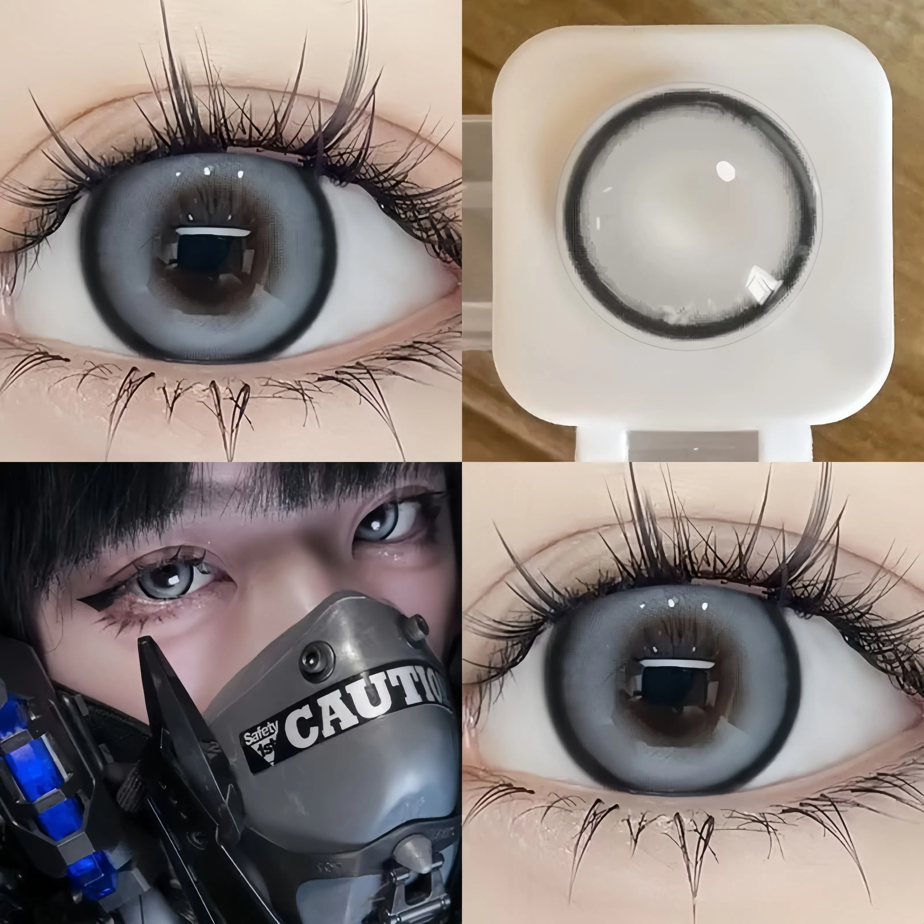 Bibab Gray Contact Lenses  | Yearly