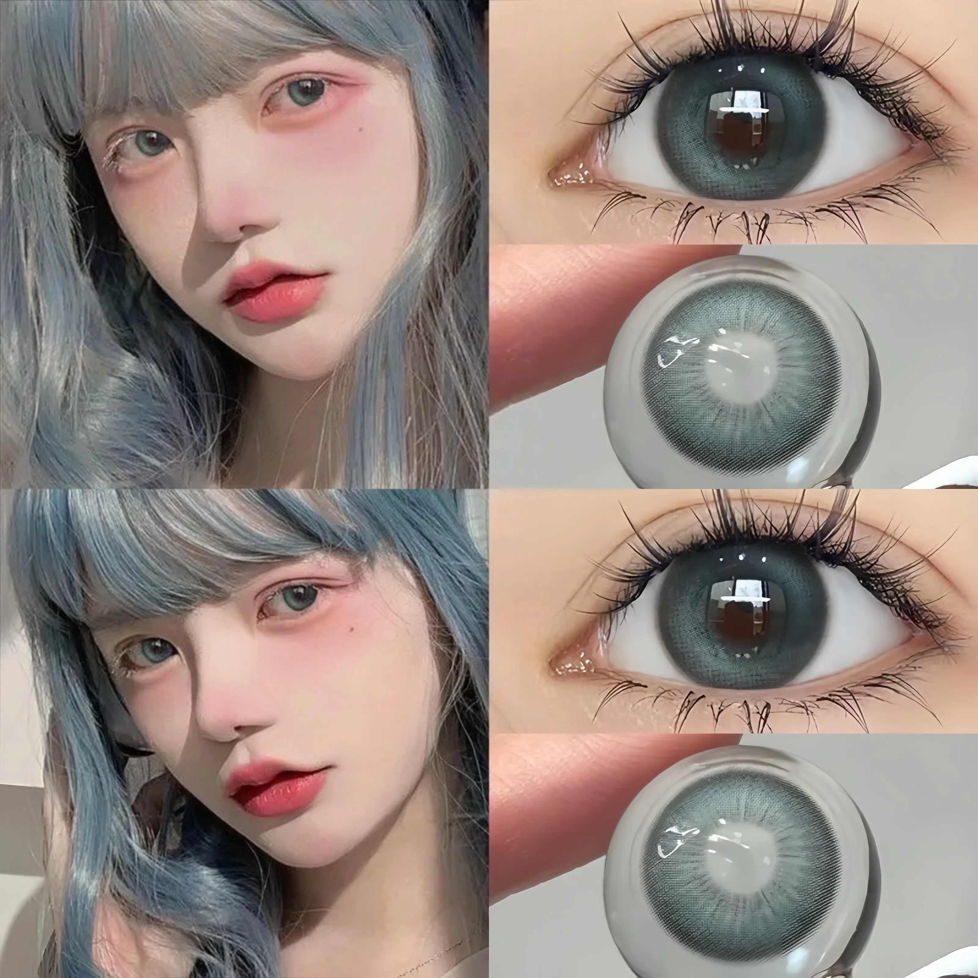 Clear Sky And NightYearly Contact Lenses | )