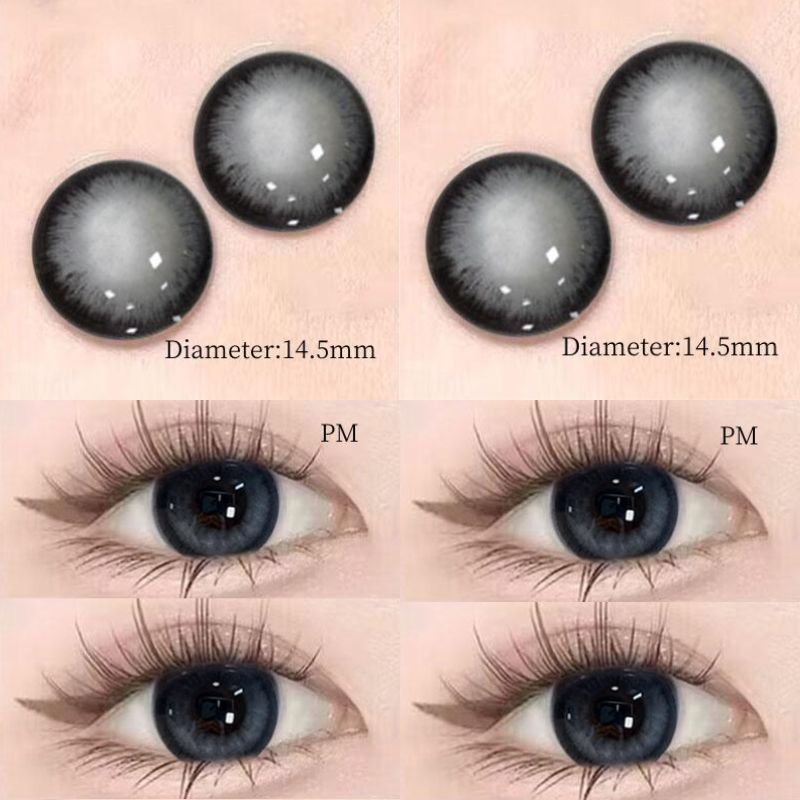 Dark Cloud Gray Contact Lenses(6 months wear)