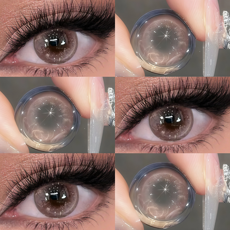 New Pink Brown Contact Lenses | Daily, 2 pcs