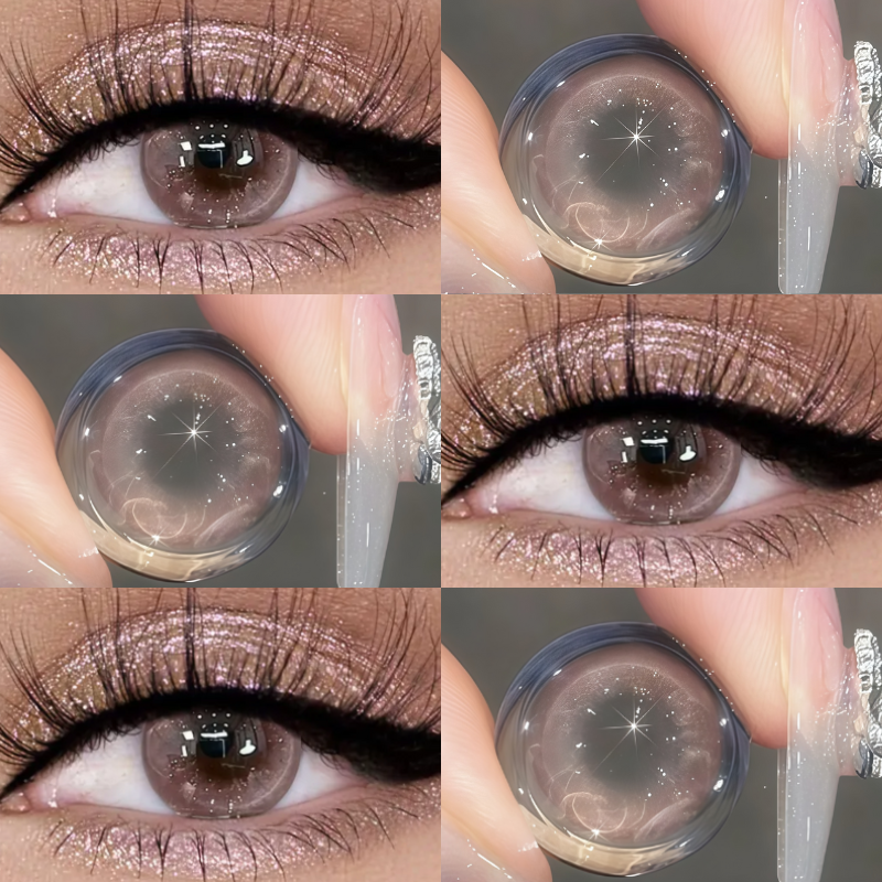 New Pink Brown Contact Lenses | Daily, 2 pcs