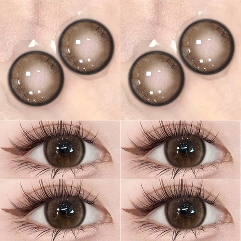 Amber Brown Contact Lenses(1 day wear)-5 Pairs