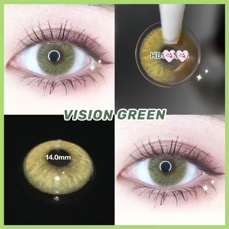 Vision Green Contact Lenses(12 months wear)