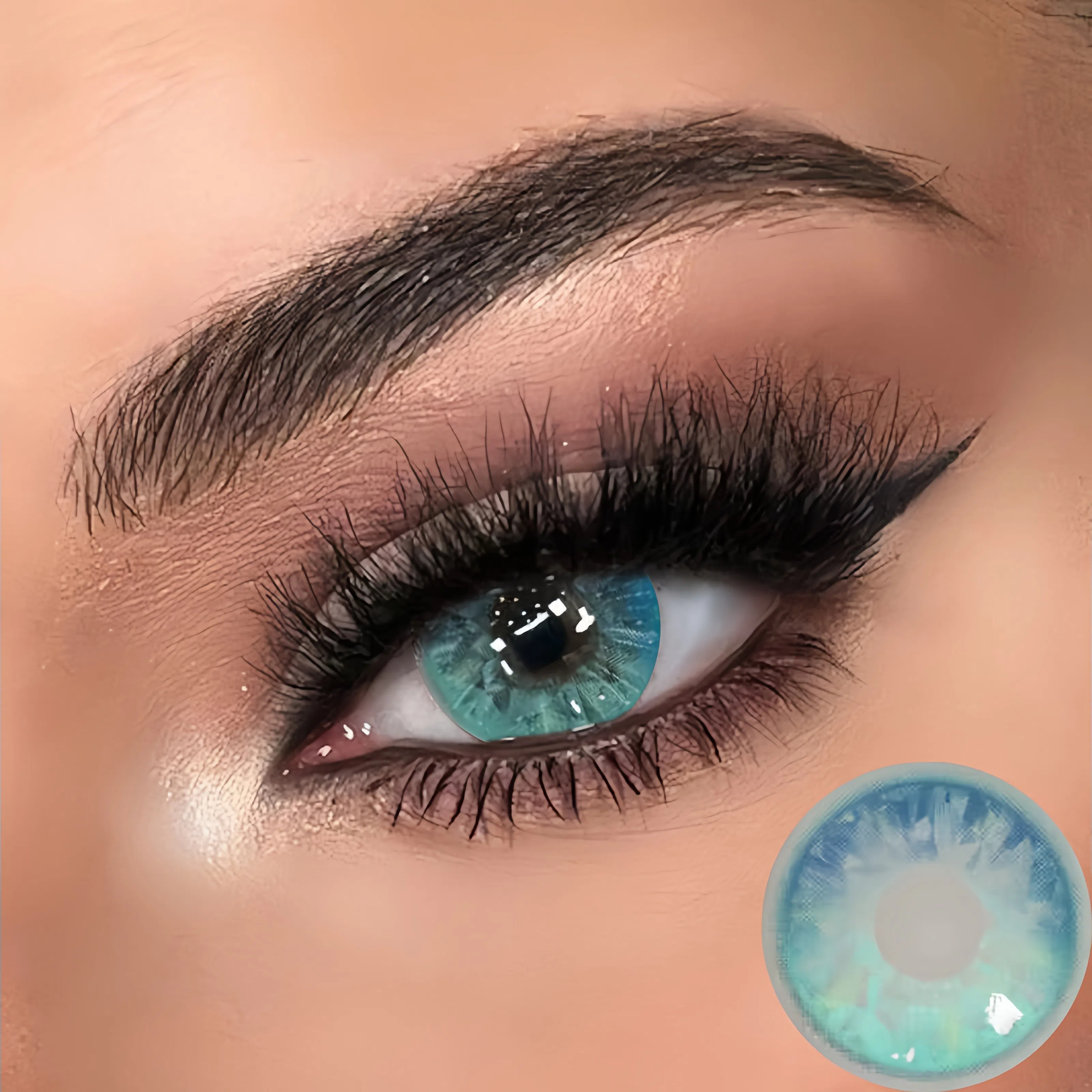 Broken Dream Green Contact Lenses | Half-Yearly