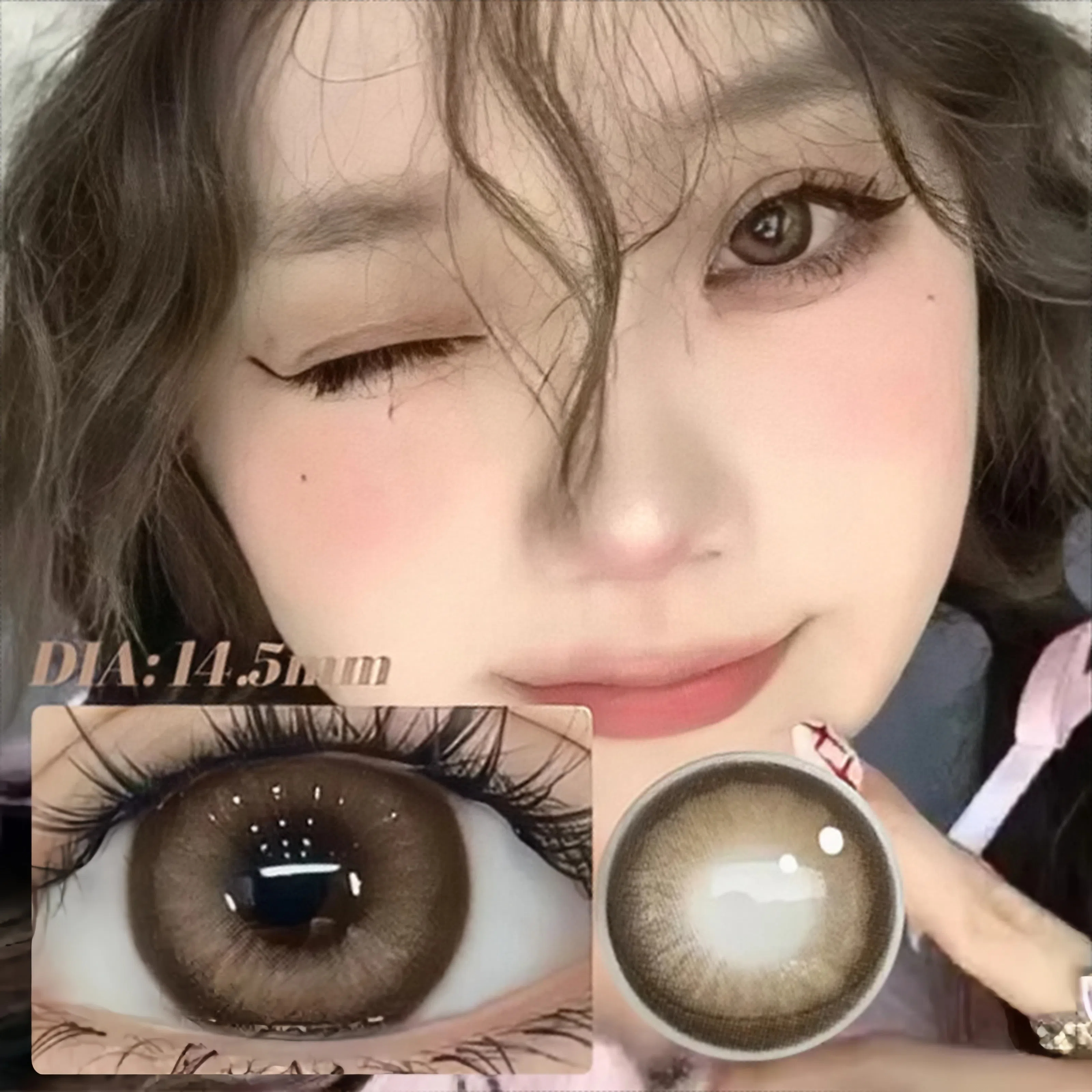 New Brown Contact Lenses | Yearly