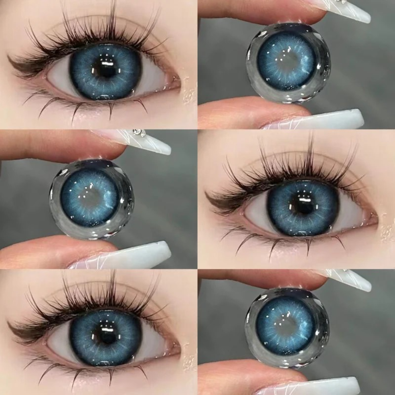 5 Pairs Night Magic Blue Contact Lenses(1 Day)