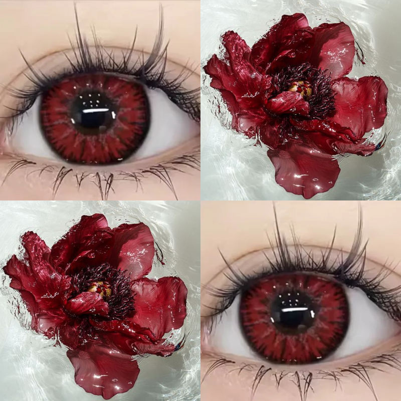 Gradient Red 14.5mm Contact Lenses(12 months wear)