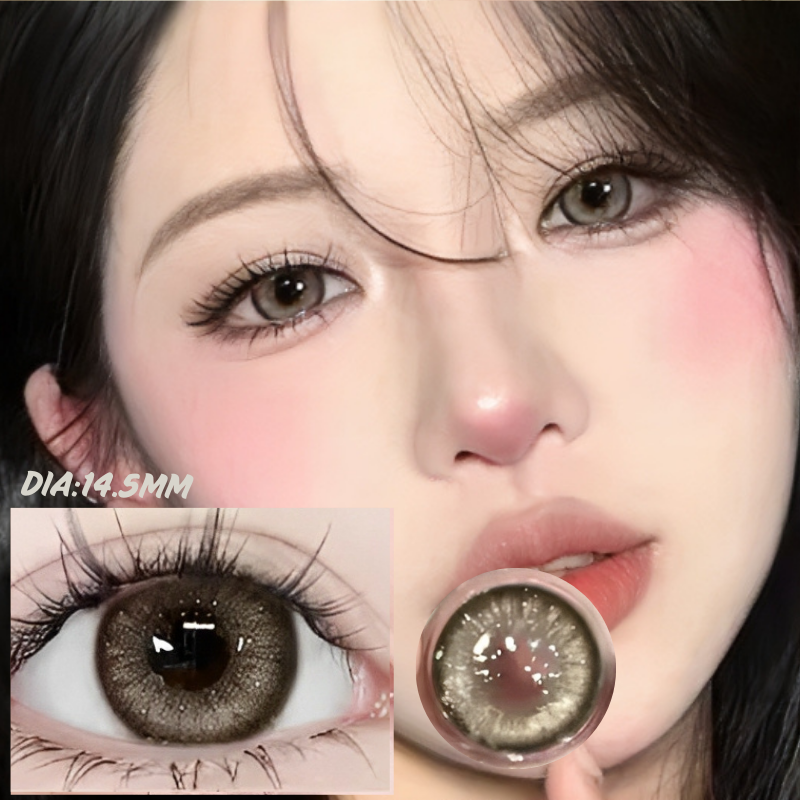 Mocha Amber Contact Lenses(6months wear)