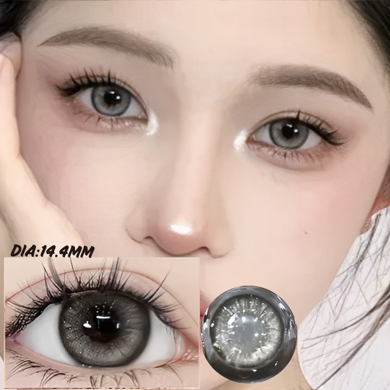 Thai Milk Tea Gray Contact Lenses(1 day wear)