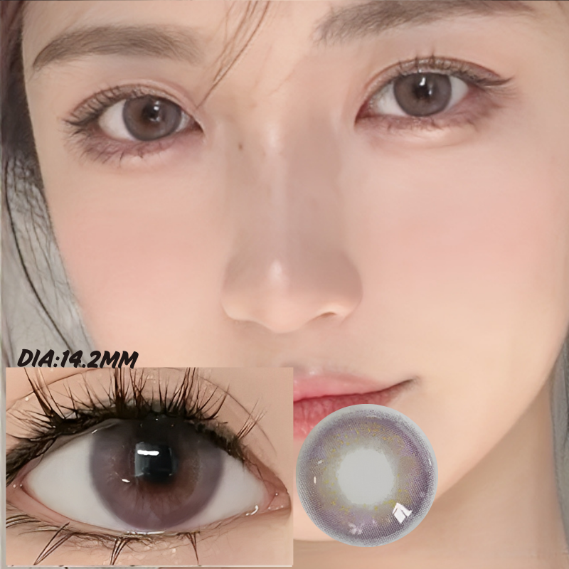 Raspberry Milk Gold 14.2mm Contact Lenses(12months wear)
