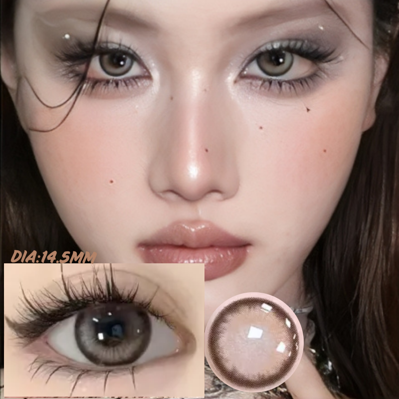 New Brown 14.5mm Contact Lenses(6 months wear)