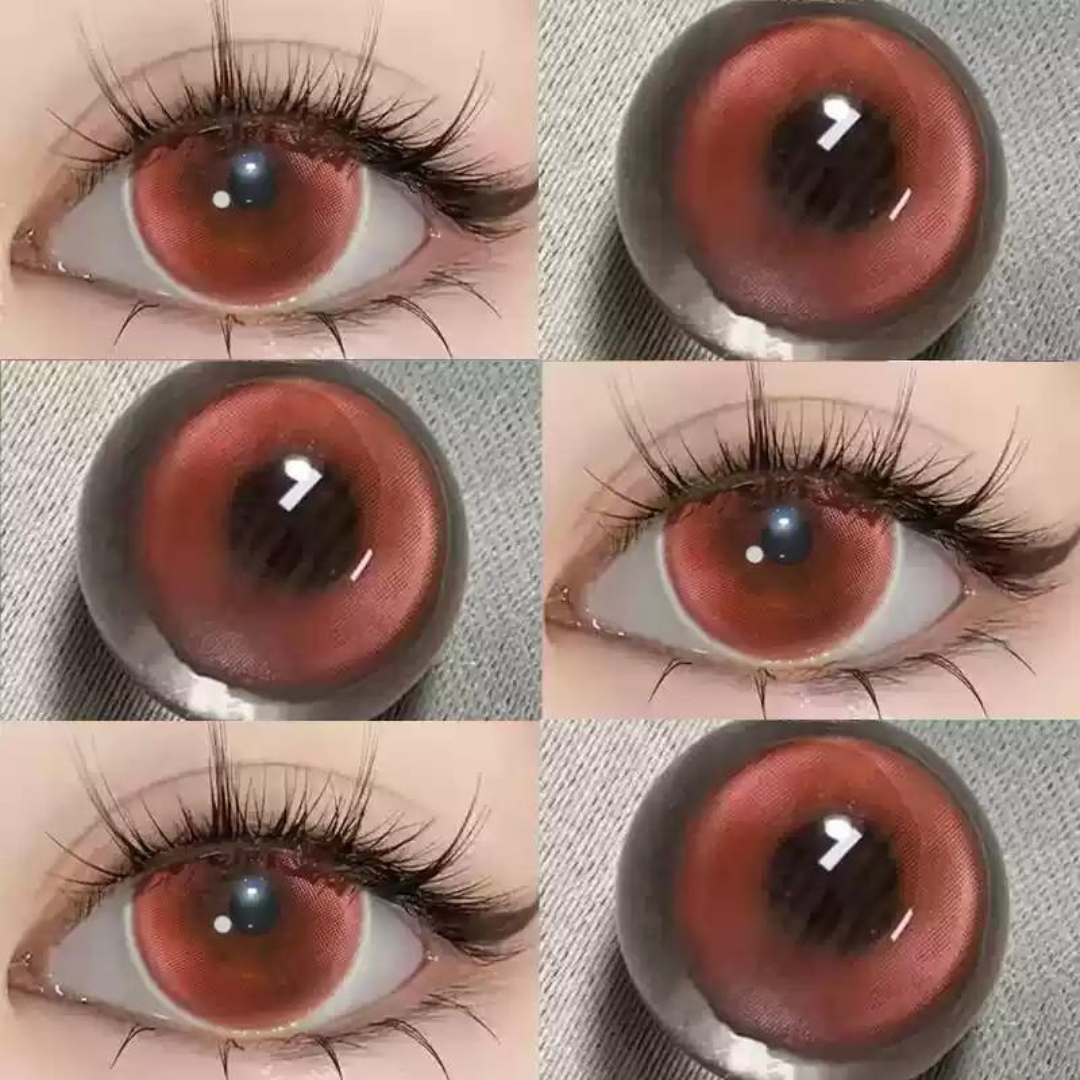 Fallen Red Wine Festival Contact Lenses(6 months wear)