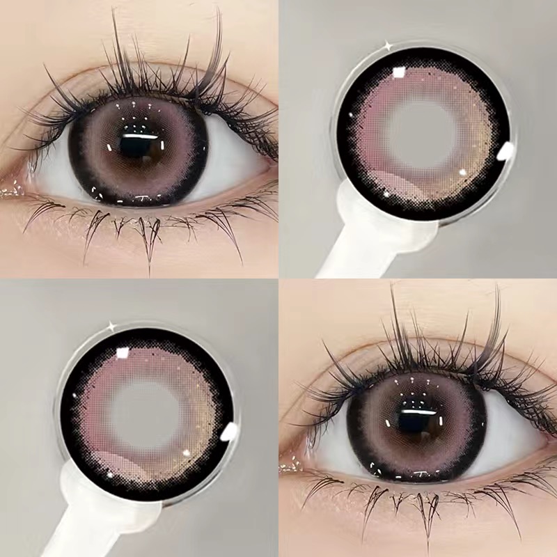 Black Pink Contact Lenses(6 months wear)