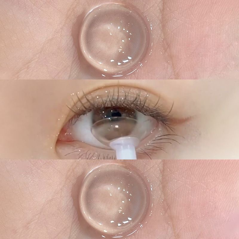 Milk Bubble Gray 14.2mm Contact Lenses(6 months wear)