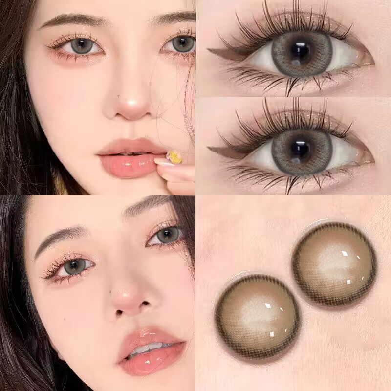 Mint Cheese Brown Contact Lenses(6 months wear)