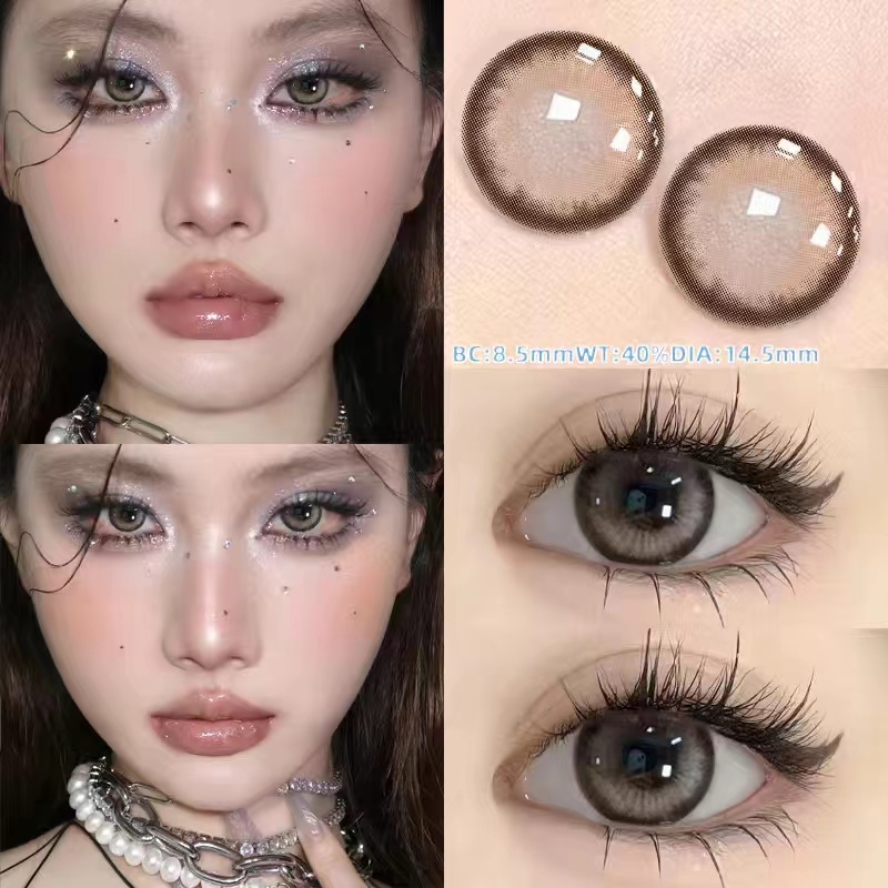 New Brown 14.5mm Contact Lenses(6 months wear)