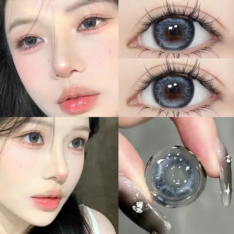Milky Ancient Blue Contact Lenses(6months wear)