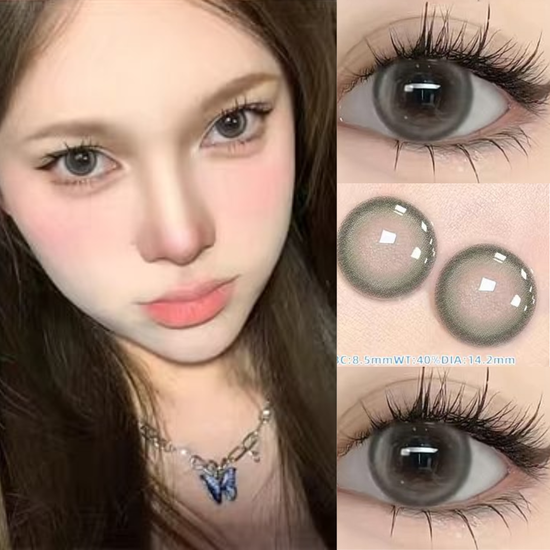 Dripping Green Tea  14.2mm Contact Lenses(6 months wear)