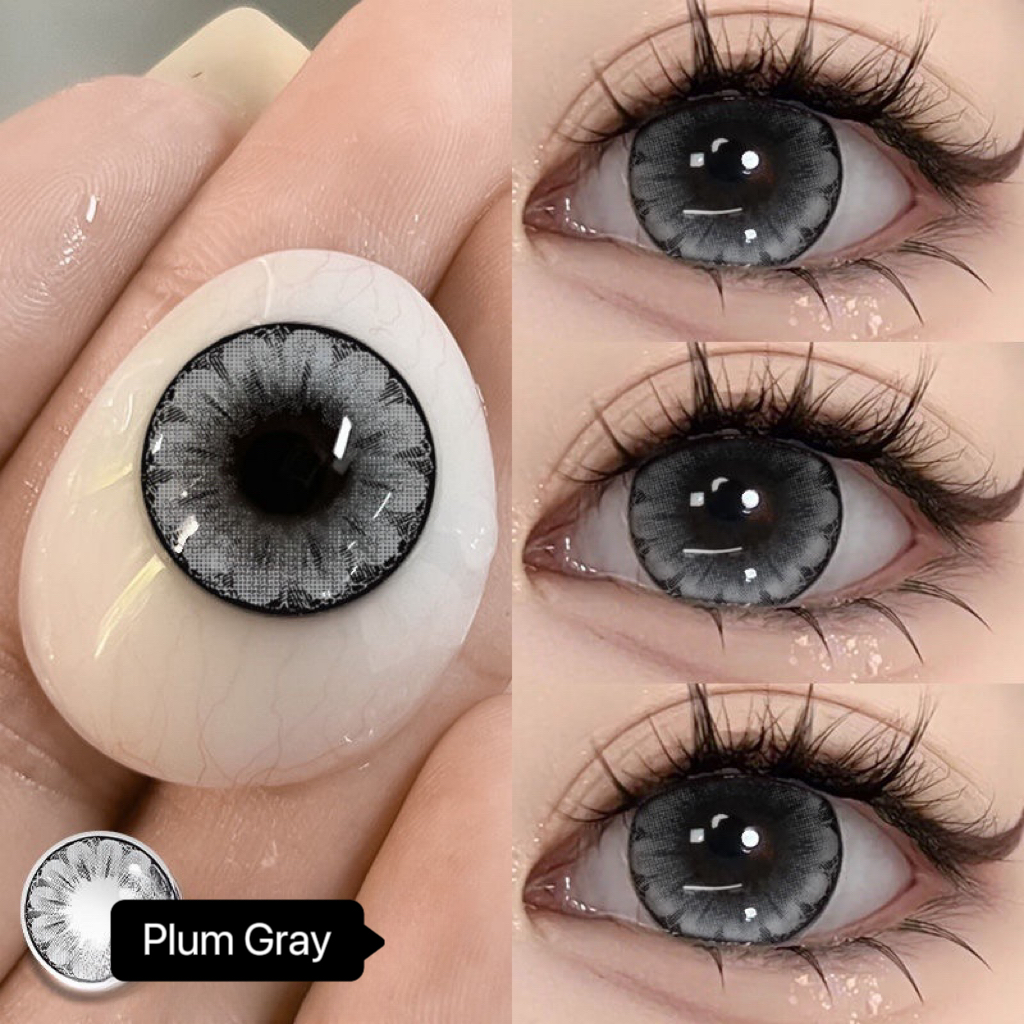Plum Gray Contact Lenses(12 months wear)