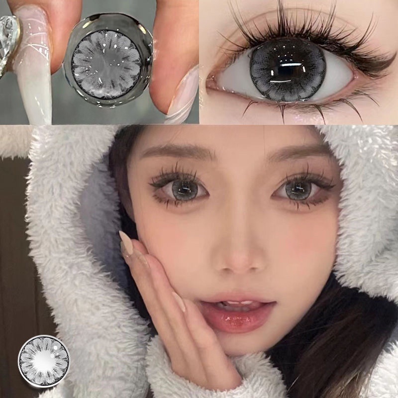 Plum Gray Contact Lenses(12 months wear)