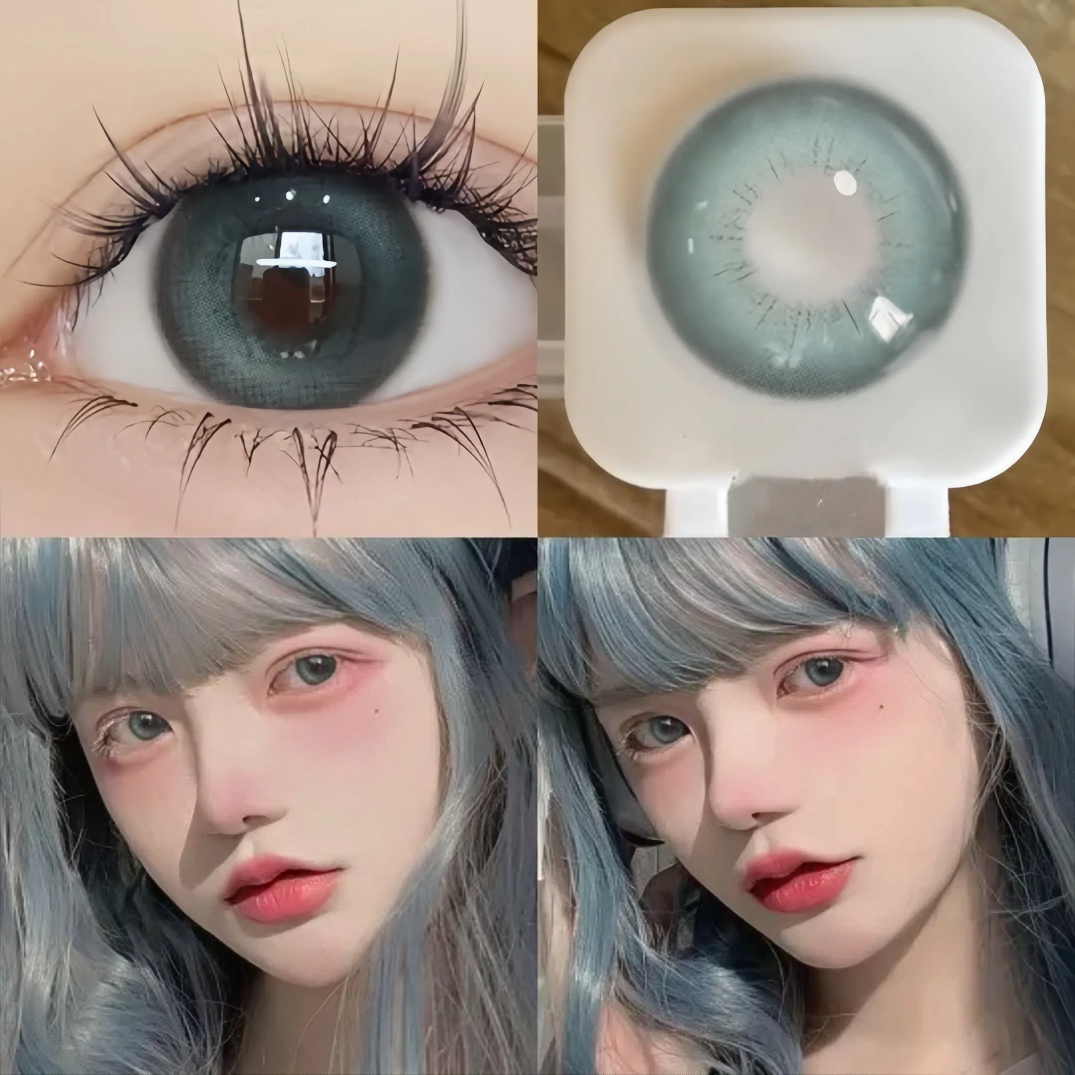 Clear Sky And NightYearly Contact Lenses | )