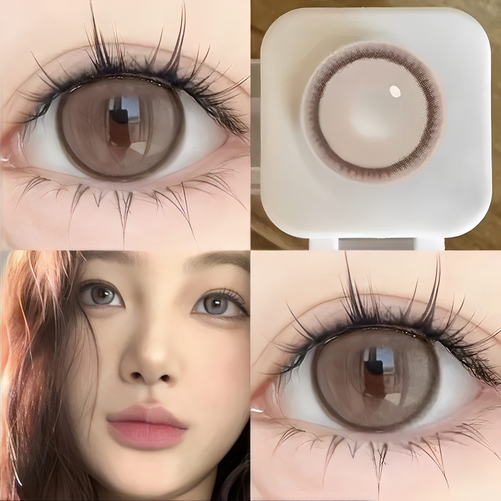 Fog Brown Contact Lenses(6 months wear)