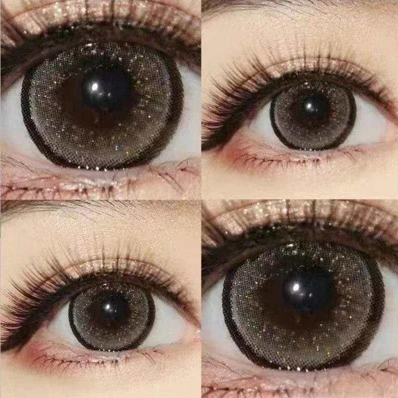 Lustrous Sand Black 14.5mm Contact Lenses(12months wear)