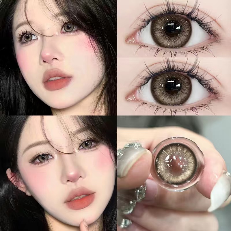 Mocha Amber Contact Lenses(6months wear)