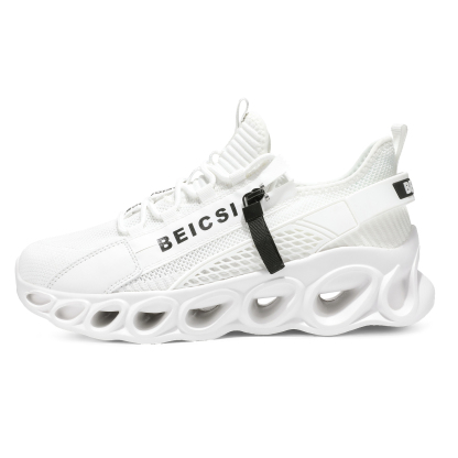 Softsfeel® Men's Side-Zip ComfortFit Walking Shoes - White