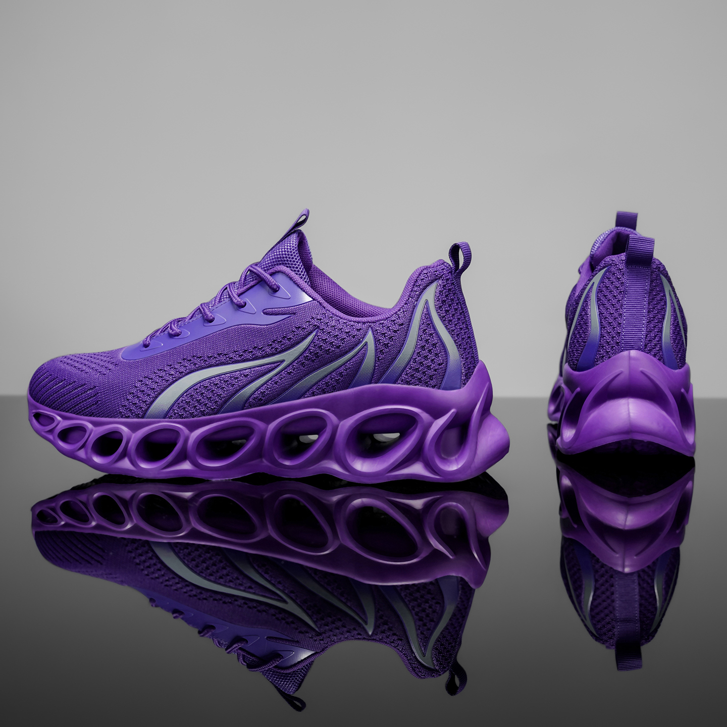 Softsfeel® Men's Relieve Foot Pain Perfect Walking Shoes - Purple