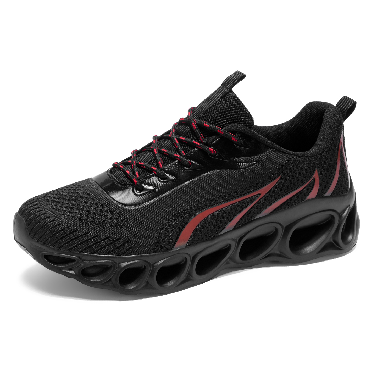 Softsfeel® Women's Relieve Foot Pain Perfect Walking Shoes - Black Red